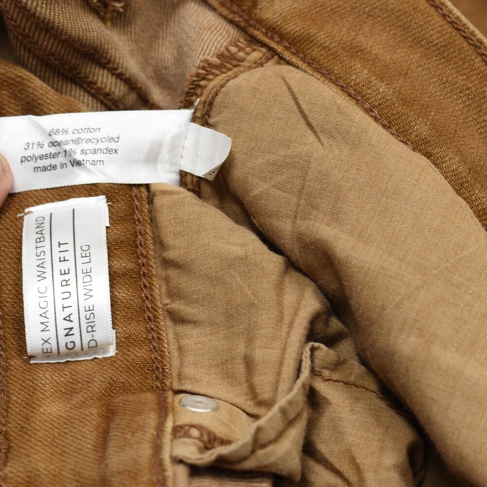 Lane Bryant Women's Jeans Cotton Blend Brown Plus Size 34/36 D Rise Wide Leg - Picture 8 of 8